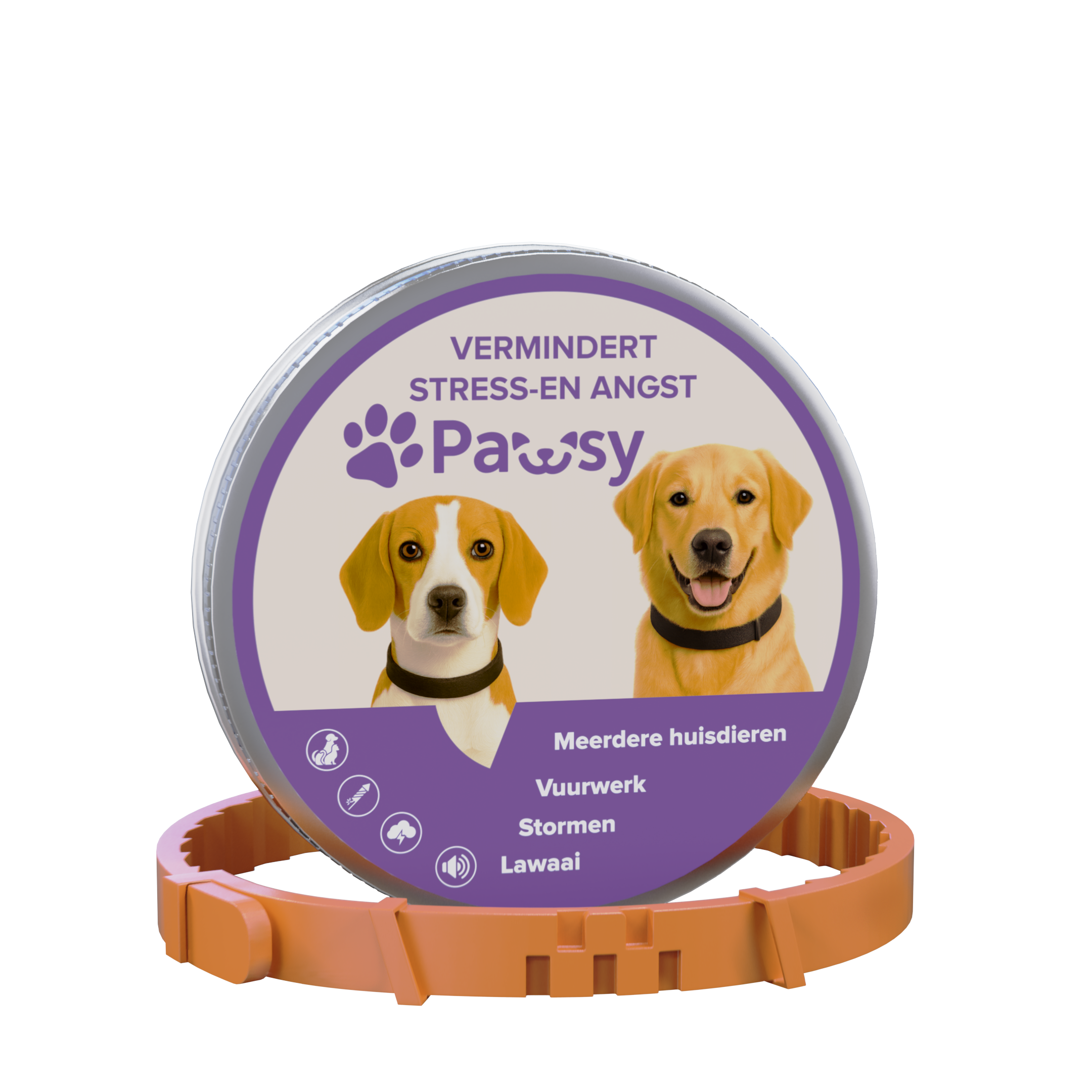 Pawsy™ – Anti-Stress and Anxiety Collar for Dogs