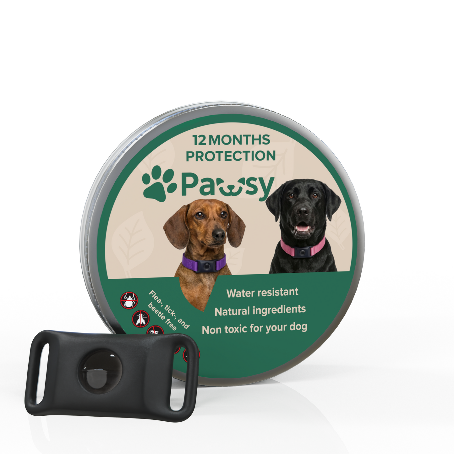Pawsy™ – Anti-Flea & Tick Pendant for Dogs