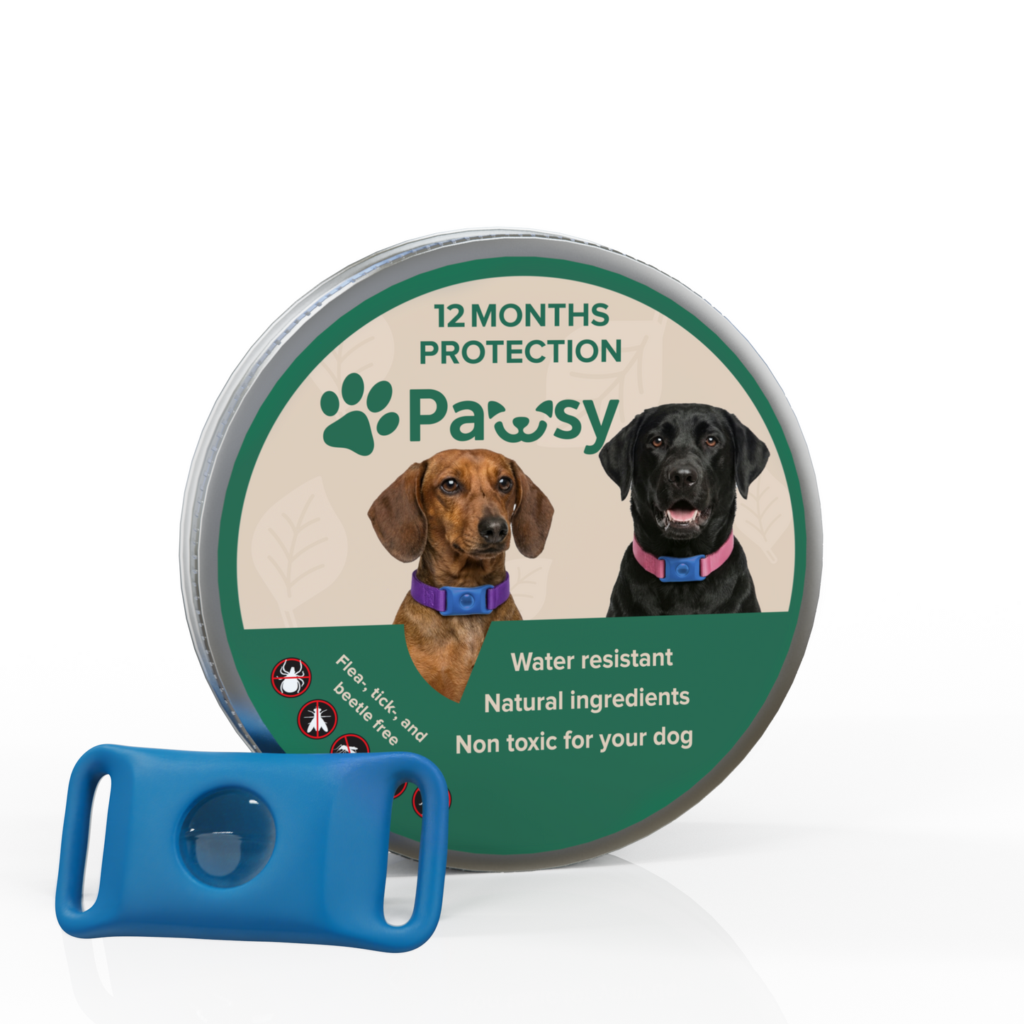 Pawsy™ – Anti-Flea & Tick Pendant for Dogs