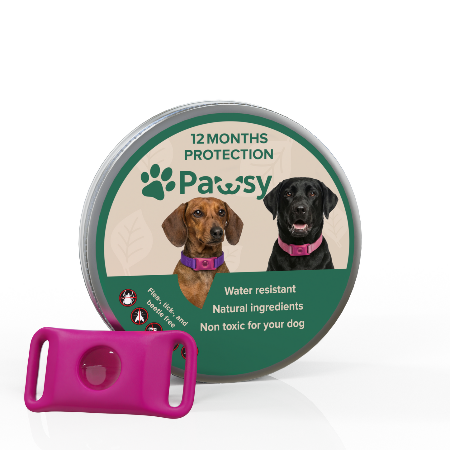 Pawsy™ – Anti-Flea & Tick Pendant for Dogs