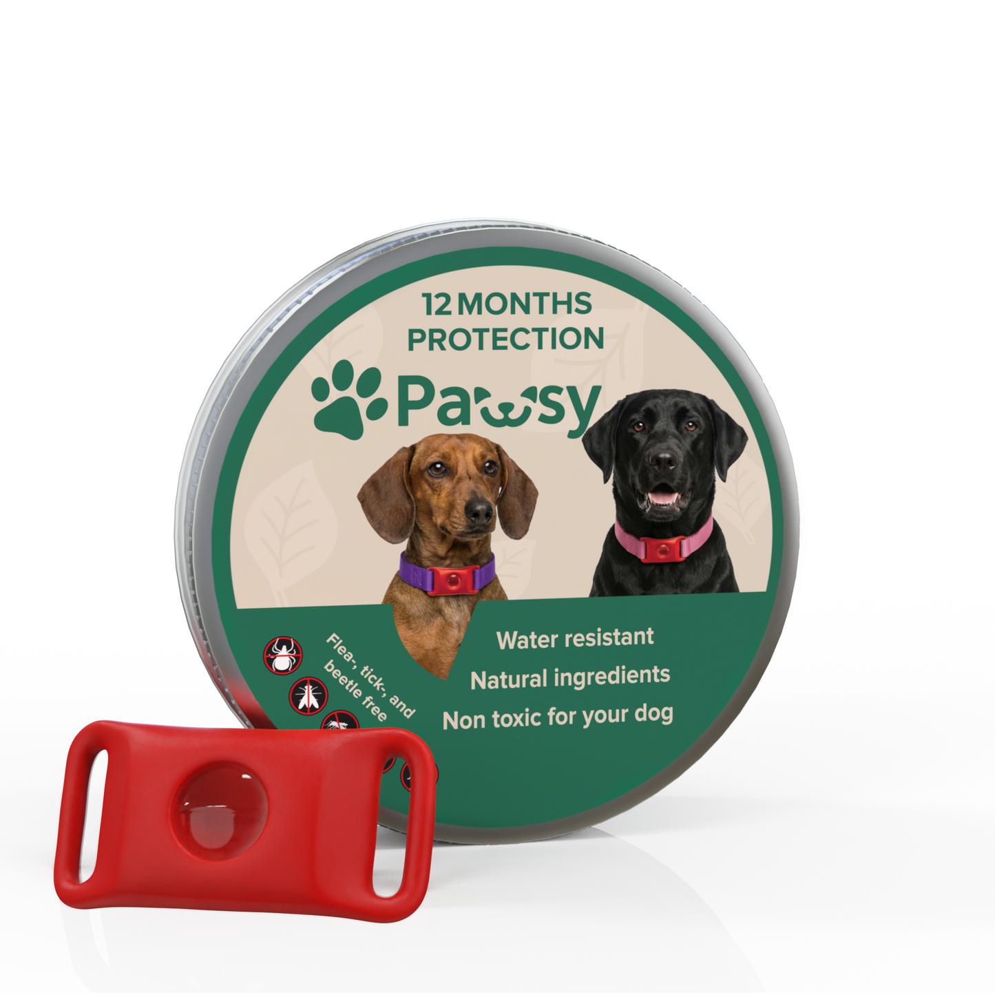 Pawsy™ – Anti-Flea & Tick Pendant for Dogs