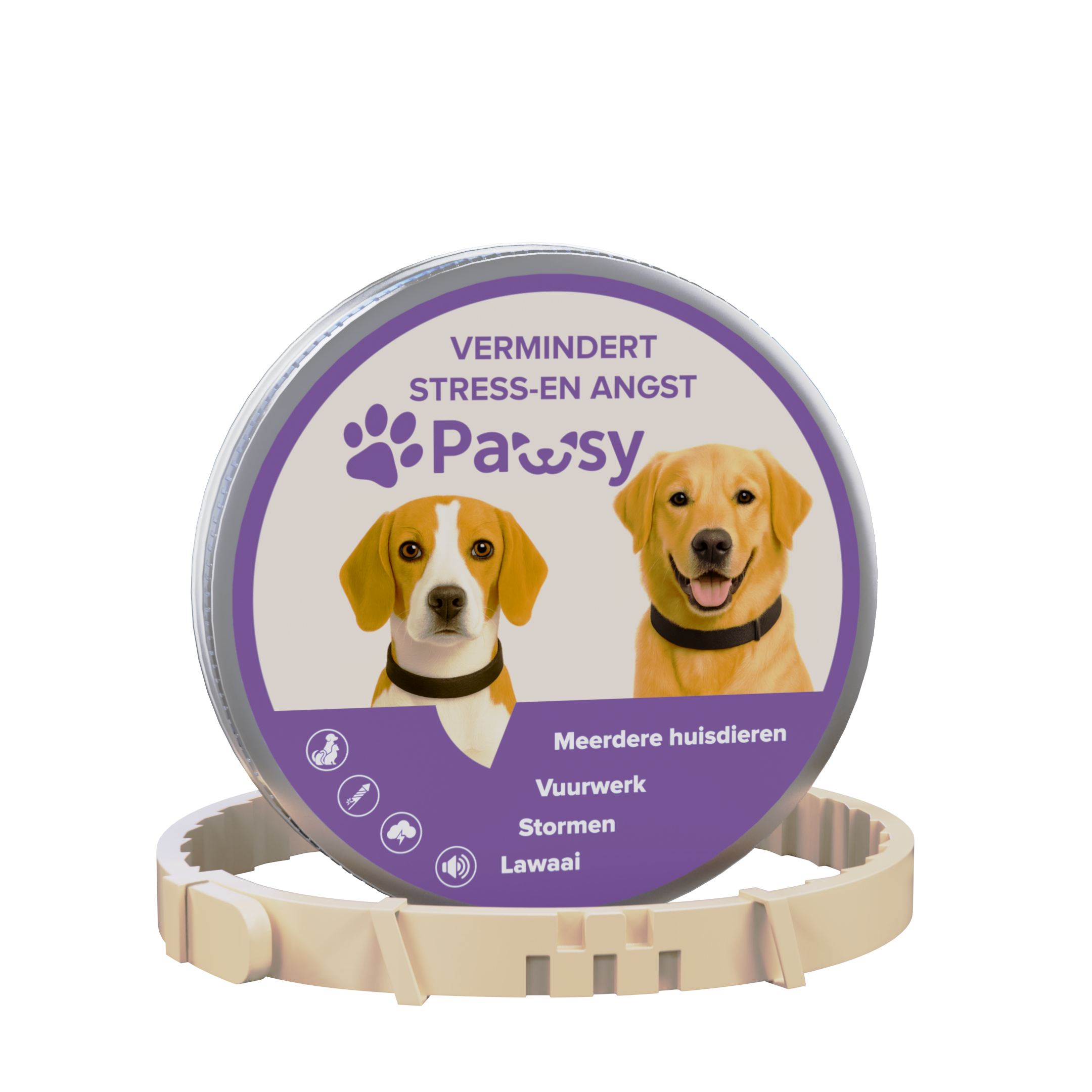 Pawsy™ – Anti-Stress and Anxiety Collar for Dogs