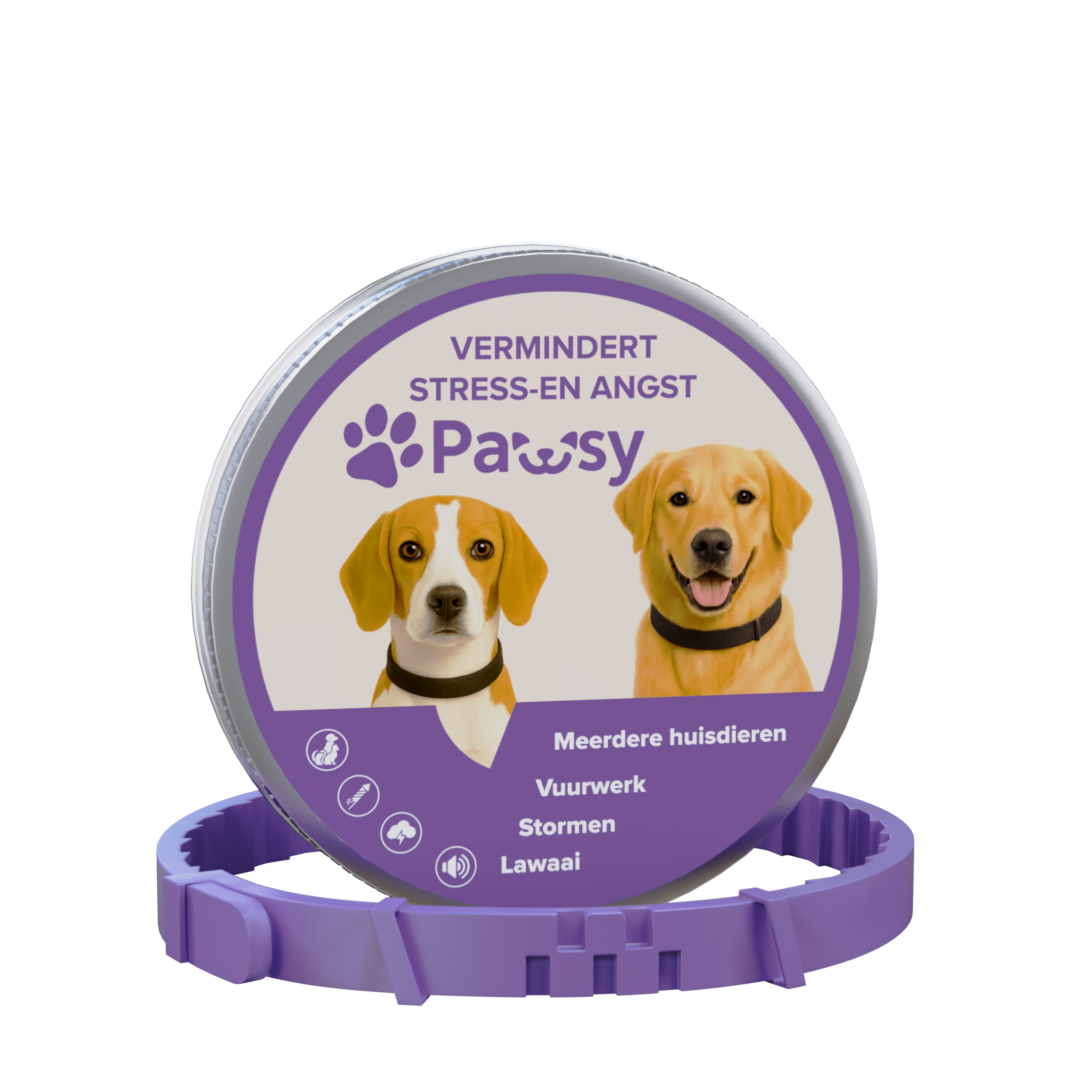 Pawsy™ – Anti-Stress and Anxiety Collar for Dogs