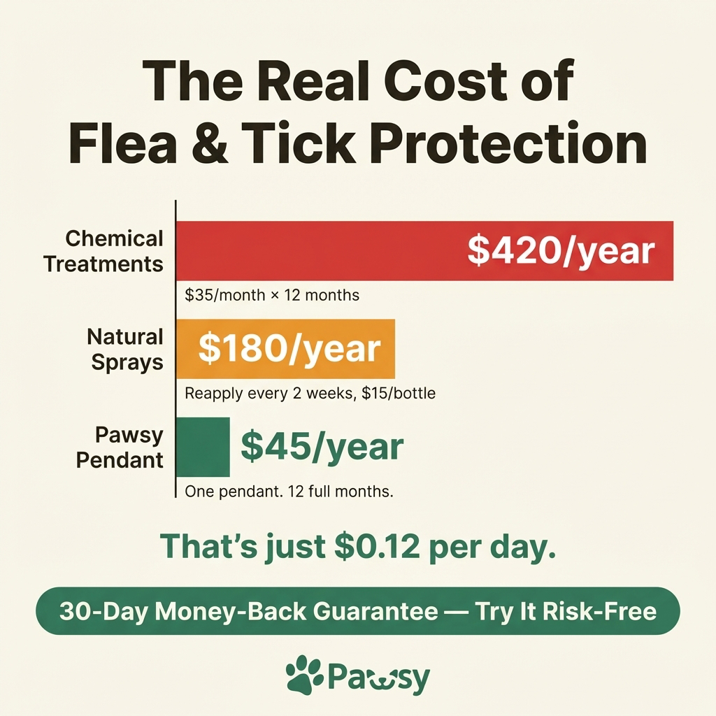 Pawsy™ – Anti-Flea & Tick Pendant for Dogs