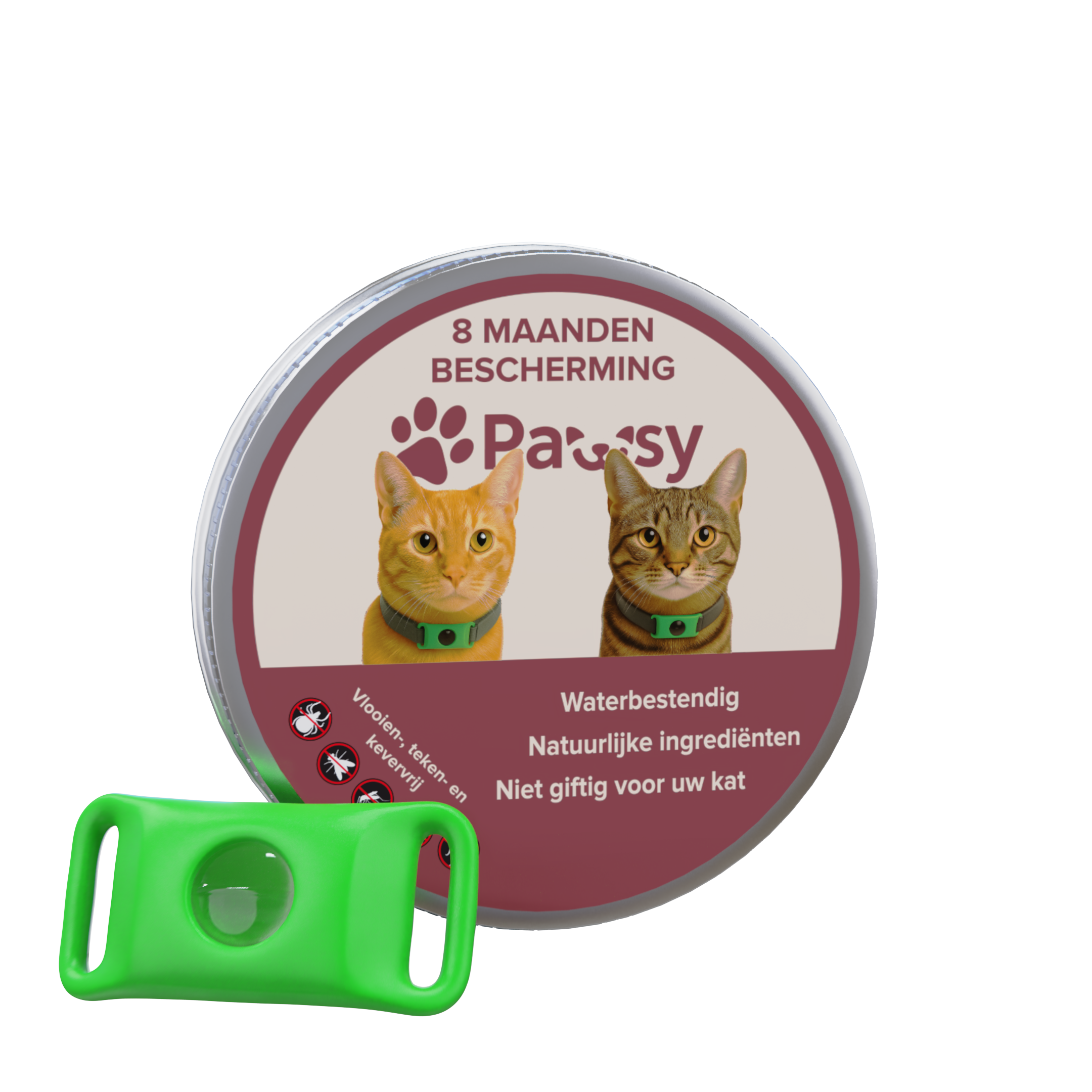 Pawsy™ – Anti-Flea and Tick Tag for Cats